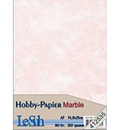 412535 - Le Suh - Bloc cartes, Marbre 10-couleurs - 