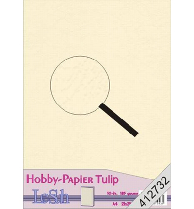 412732 - Le Suh - Papier Hobby Tulip, Naturel - 
