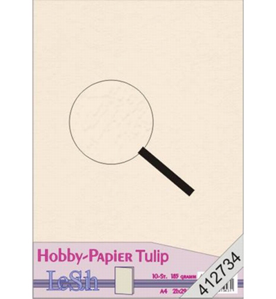 412734 - Le Suh - Papier Hobby Tulip, Saumon - 