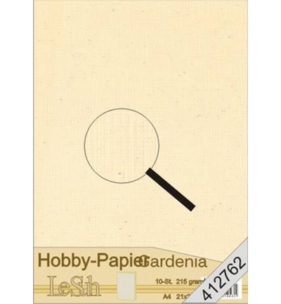 412762 - Le Suh - Papier hobby Gardenia, Crème - 