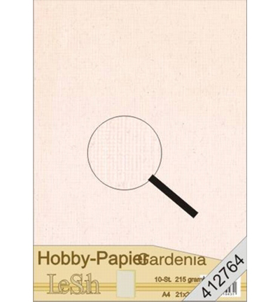 412764 - Le Suh - Papier hobby Gardenia, Rose clair - 