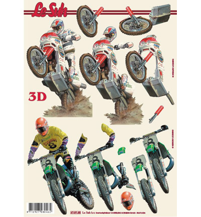 4169.48 - Le Suh - motocross, moto - Feuilles a decouper