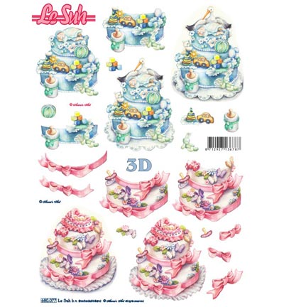 680.077 - Le Suh - Feuille 3-D A4 - A4 pré-découpé