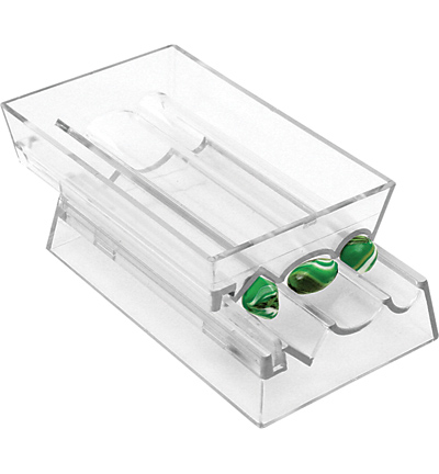 12489 V - Amaco - Tri-Bead Roller (round, oval and bicone) - Beadrollers