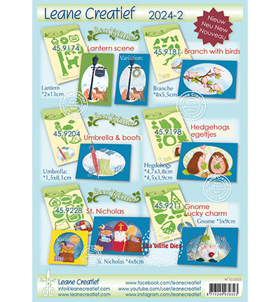 100.323 - Leane Creatief - Bulletin A5 d‘information collection nouveau 2024-2 - Folder 2024-2