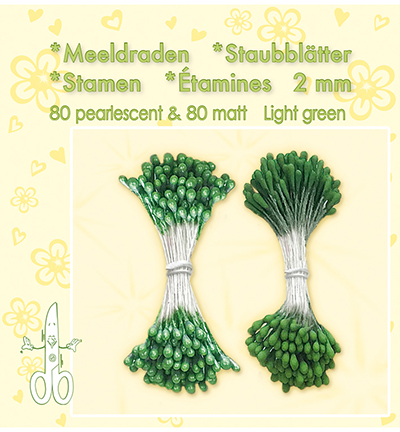 26.4872 - Leane Creatief - 80 Matt & 80 pearl Light Green - Etamine 26.4872 - Leane Creatief - 80 Matt & 80 pearl Light Green - Etamine
