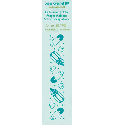 35.0751 - Leane Creatief - Baby things - Border Embossing