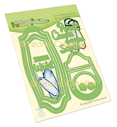 45.6739 - Leane Creatief - Label & Porte bouteille matrice - 