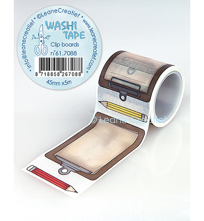 61.7088 - Leane Creatief - Clip boards - Washi