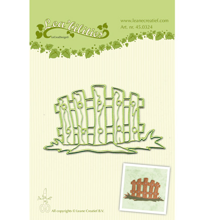 45.0324 - Leane Creatief - Garden gate round - Lea'bilitie Cutting/Emb.