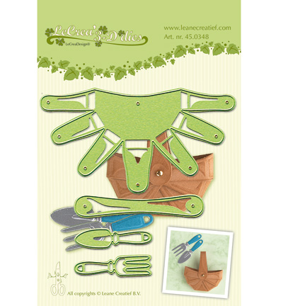 45.0348 - Leane Creatief - Basket 3D - Jardin