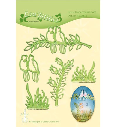 45.3073 - Leane Creatief - Birds & Branches - Arbres, Plantes