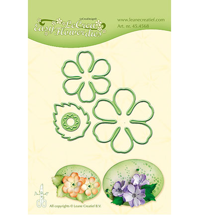 45.4568 - Leane Creatief - Easy flower die 002 - Fleurs