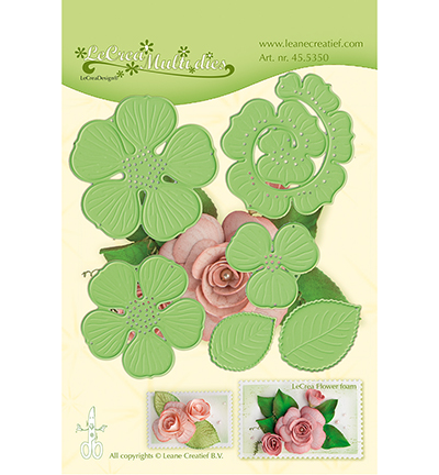 45.5350 - Leane Creatief - Rose 3D 016 - Fleurs