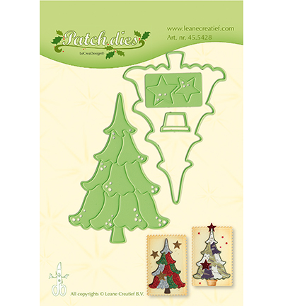 45.5428 - Leane Creatief - Patch die Christmas tree - Noel et hiver 45.5428 - Leane Creatief - Patch die Christmas tree - Noel et hiver