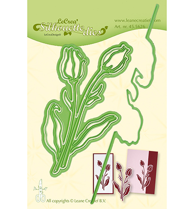 45.5626 - Leane Creatief - Silhouette Tulip - Fleurs et nature 45.5626 - Leane Creatief - Silhouette Tulip - Fleurs et nature