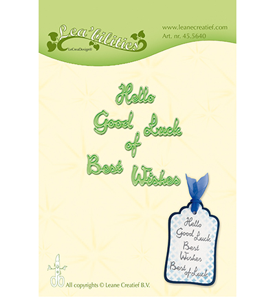 45.5640 - Leane Creatief - Sentiments English words - Textes, etiquettes et cadres