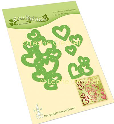 457.866 - Leane Creatief - Lea’bilitie Ornements de cœur - 