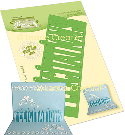 457.927 - Leane Creatief - Lea’bilitie Pop-up Souhaits “Félicitation” - Matrices pop-up et interactives