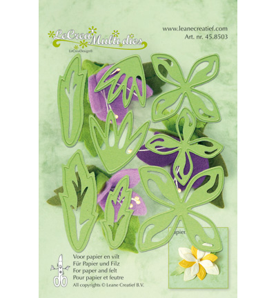 45.8503 - Leane Creatief - Multi die flower 001 - Fleurs