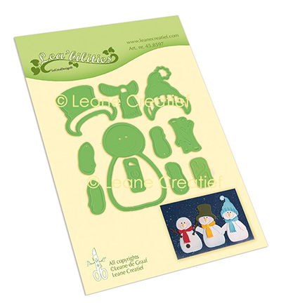 458.597 - Leane Creatief - Lea’bilitie, Bonhommes de neige - Noel et hiver