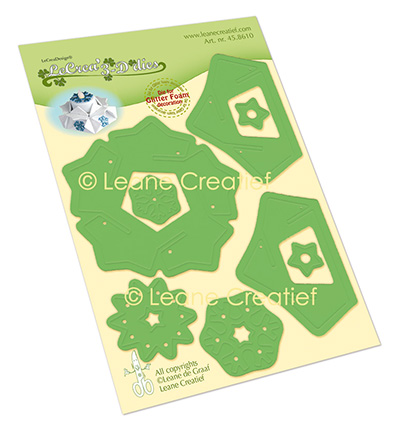 458.610 - Leane Creatief - Lea’bilitie, Bougeoir étoile 3D - Noël, hiver