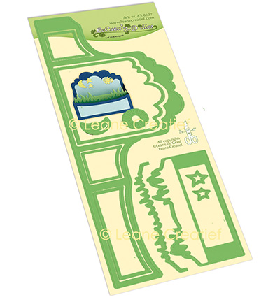 458.627 - Leane Creatief - Lea’bilitie, Diorama boite 3D - Enveloppe, boîte