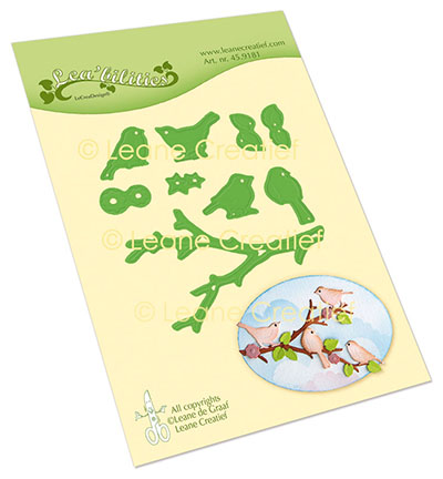 459.181 - Leane Creatief - Lea’bilitie, Branche avec des oiseaux - Animaux
