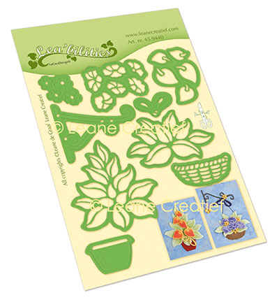 45.9440 - Leane Creatief - Lea’bilitie, Fleurs avec vase et panier - 