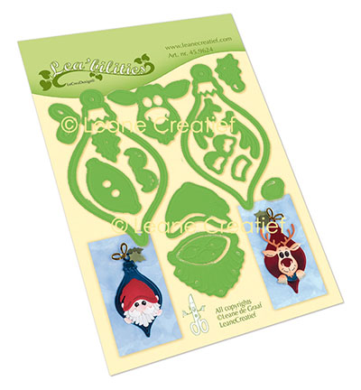 459.624 - Leane Creatief - Lea’bilitie, Ornement Père Noël Renne - 