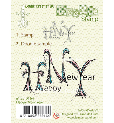 55.0164 - Leane Creatief - Happy New Year - Noël, hiver