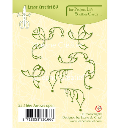55.1666 - Leane Creatief - Arrows open - Autres tampons clear 55.1666 - Leane Creatief - Arrows open - Autres tampons clear