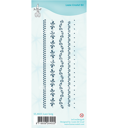 55.4025 - Leane Creatief - Lace long - Autres tampons clear
