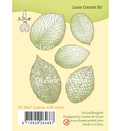 55.4667 - Leane Creatief - Leaves with veins - Arbres, Plantes