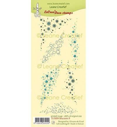 559.099 - Leane Creatief - Deco tampon clair, Structures 9. - 