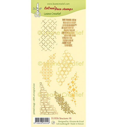 559.556 - Leane Creatief - Tampon clair à combiner, Structures 10 - 