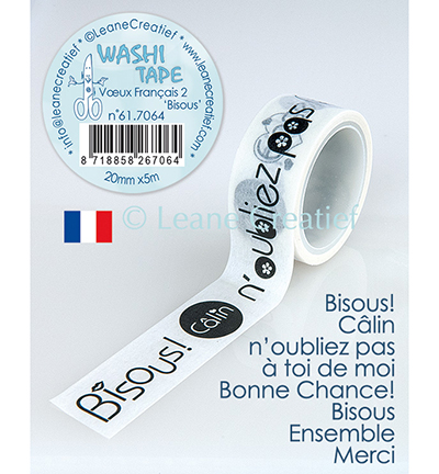 61.7064 - Leane Creatief - Vœux Français 2. Bisous - 