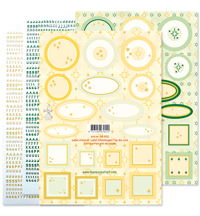 95.9111 - Leane Creatief - alfabet stickers - 