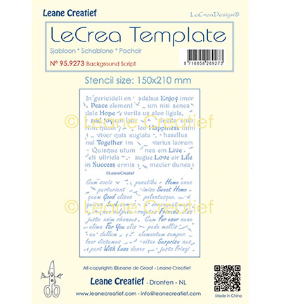 959.273 - Leane Creatief - De Paysage Texte - 