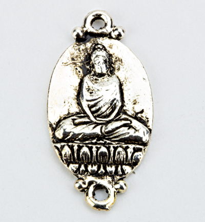 NCM 1101 - Kippers - Ornement de Bouddha, ovale, entretoise - pour strass