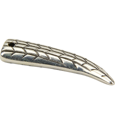 MK-2 - Kippers - (3) Dents, argent - perles