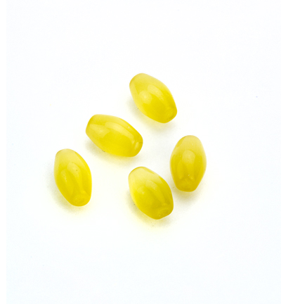 4882 - Kippers - (20) Oeil de tigre ovale, oxyde jaune - 