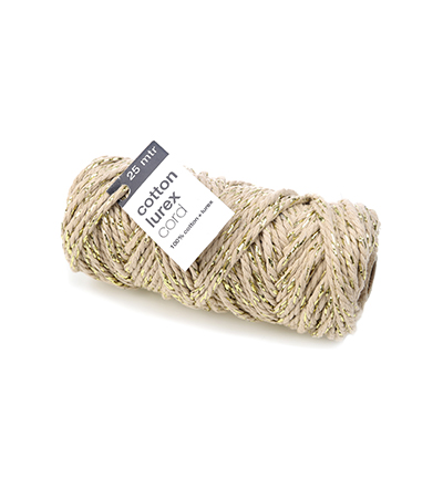 1050.2504.07 - Vivant - Cotton Lurex Twist, Taupe - 