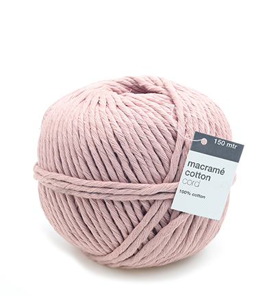1059.15005.12 - Vivant - Fil Coton Macramé, Rose - 