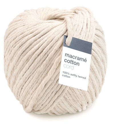 1059.15005.70 - Vivant - Macrame Cotton Cord, Ecru - Macrame