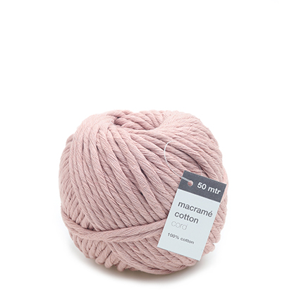 1059.5005.12 - Vivant - Fil Coton Macramé, Rose - Macrame