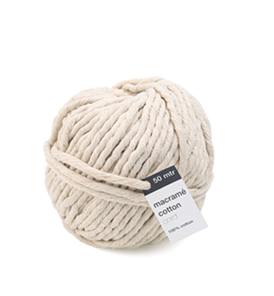 1059.5005.70 - Vivant - Macrame Cotton Cord, Ecru - Macrame