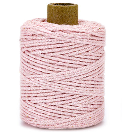 1043.5002.10 - Vivant - Ficelle en coton, rose pâle - Ficelle en coton