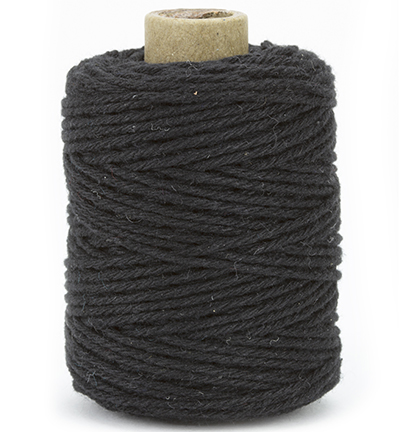 1043.5002.85 - Vivant - Ficelle en coton, noir - Ficelle en coton