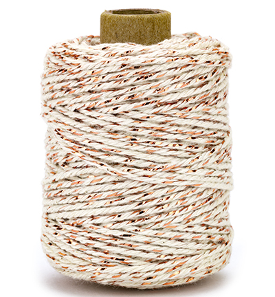 1050.5002.29 - Vivant - Ficelle en coton luxe, or rosé / crème - Ficelle en coton